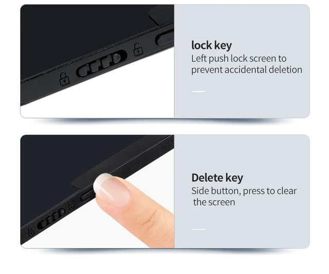 Alt view image 2 of 7 - 12 Inch Rechargeable LCD Writing Tablet with Cover Adults | Electronic Writing Drawing Pads Full Screen Digital Scratchpad Full Screen Digital Scratchpad for Office Meeting Memo