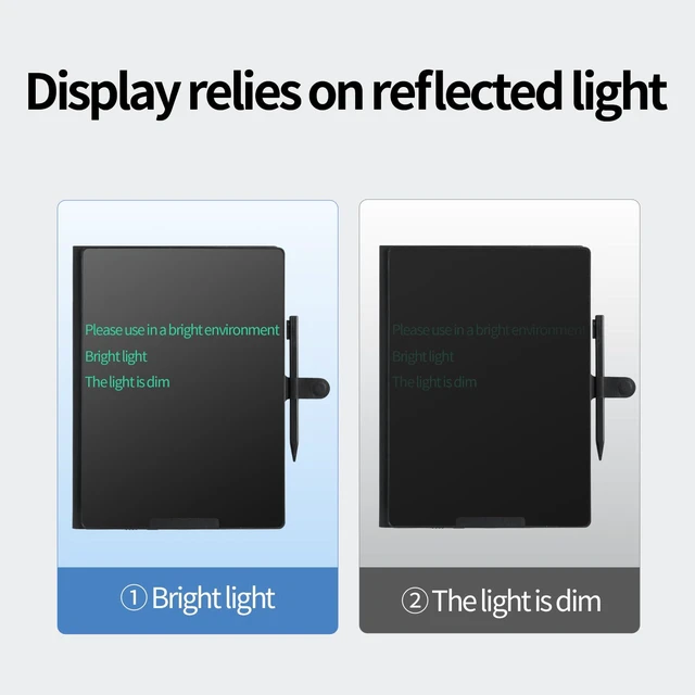 Alt view image 4 of 7 - 12 Inch Rechargeable LCD Writing Tablet with Cover Adults | Electronic Writing Drawing Pads Full Screen Digital Scratchpad Full Screen Digital Scratchpad for Office Meeting Memo