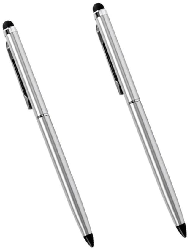 Alt view image 6 of 6 - 2pcs Replacement Stylus Drawing Pens for LCD Writing Tablet Metal Stylus Pens for 8Inch10Inch Drawing Tablet Memo Doodle Board
