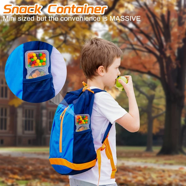 Alt view image 4 of 6 - 24 Pcs Reusable Snack Containers with Lids Portion control, Camping Essentials,Meal Prep Containers for Kids adults On the Go Meals, 10 Forks, Snack Pack Containers for Travel