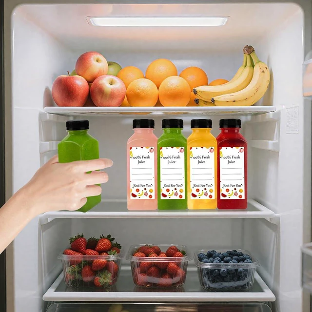 Alt view image 6 of 7 - 10 Pack 12 oz Clear Plastic Juice Bottles with Caps Reusable Food Grade | Sealed Leakproof Lids, Lightweight 12 oz Food-Grade Plastic Containers for Lemonade, Cold Brew, Milkshakes & Juicing