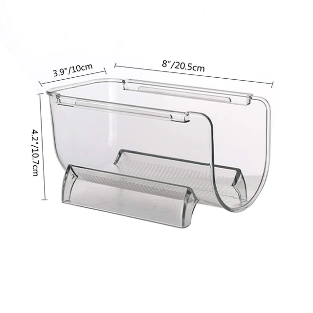 Alt view image 2 of 7 - 2 Pack Plastic Stackable Water Bottle and Wine Rack Storage Organizer for Kitchen Countertops, Pantry, Fridge, Clear