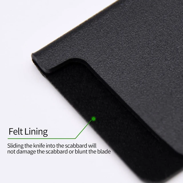 Alt view image 3 of 6 - 10pcs Universal Knife Edge Guards Set, Non-BPA Knife Sheath | Gentle on Your Blades