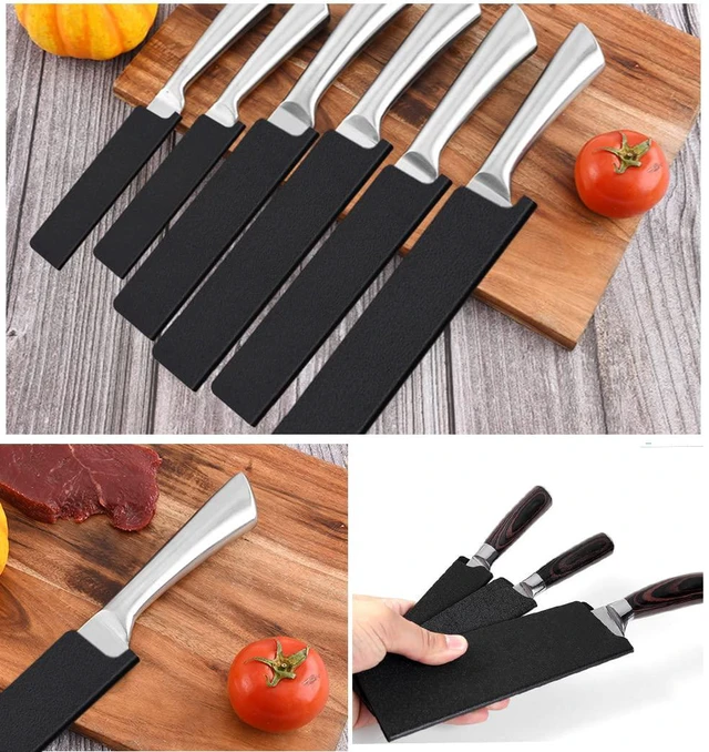 Alt view image 6 of 6 - 10pcs Universal Knife Edge Guards Set, Non-BPA Knife Sheath | Gentle on Your Blades
