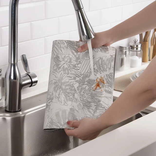 Alt view image 3 of 7 - Indoor/Outdoor Washable Vinyl Faux Leather Placemats, Set of 4