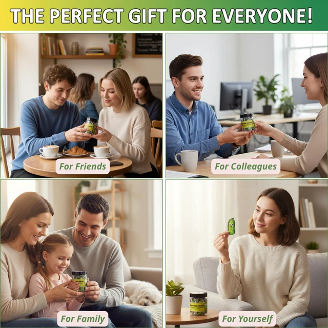 Alt view image 5 of 7 - 60 Positive Pickle Cards Jar, Birthday Gifts for Women, Teens, Adults, Back to School Gift, White Elephant Gifts, Stocking Stuffers, Teen Girl Gifts Trendy Stuff