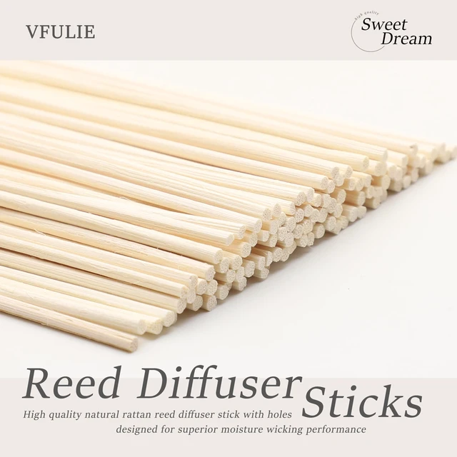 Alt view image 4 of 7 - 100PCS Reed Diffuser Sticks, Refill Replacement for Aroma Fragranc (100, Primary Color)