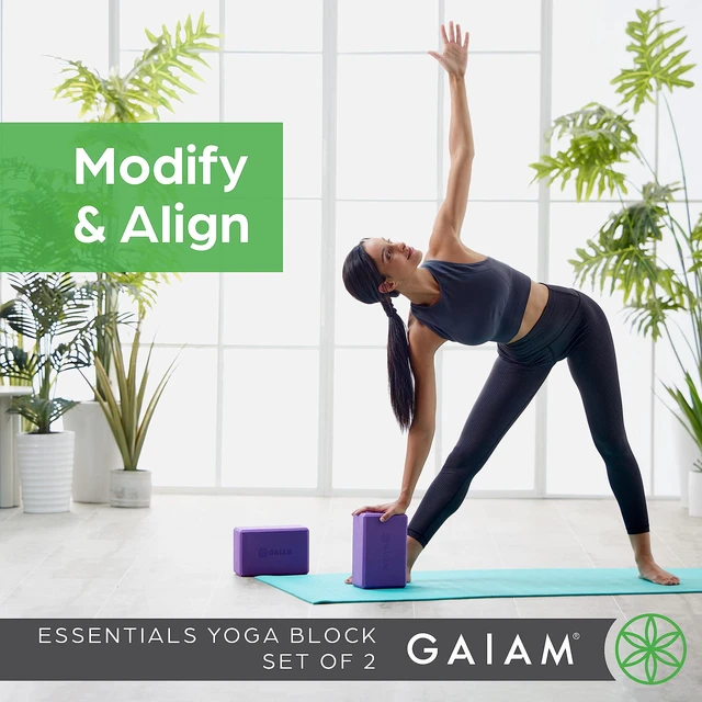 Alt view image 2 of 7 - Yoga Block - Supportive Latex-Free Eva Foam - Soft Non-Slip Surface with Beveled Edges for Yoga, Pilates, Meditation - Yoga Accessories for Stability, Balance, Deepen Stretches