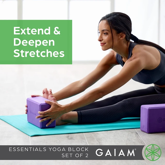 Alt view image 6 of 7 - Yoga Block - Supportive Latex-Free Eva Foam - Soft Non-Slip Surface with Beveled Edges for Yoga, Pilates, Meditation - Yoga Accessories for Stability, Balance, Deepen Stretches