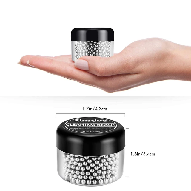 Alt view image 6 of 7 - 1000 PCS Decanter Cleaning Beads, Cleaner for Wine Decanter, Carafe and Vase, 304 Stainless Steel Cleaning balls