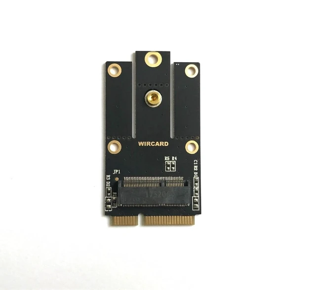 Alt view image 3 of 3 - M.2 NGFF Key E to Mini PCI-E PCI Express Converter Adapter for Intel 9260 8265 7260 AC NGFF Wifi Bluetooth Wireless Card