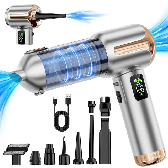 Alt view image 7 of 12 - ST-6706APlus Wireless Car Vacuum Cleaner & Air Duster 2-in-1 20000Pa Brushless Handheld Vacuum for Car Interior Keyboard PC Computer Cleaning Type-C Fast Charging 3-Speed Control