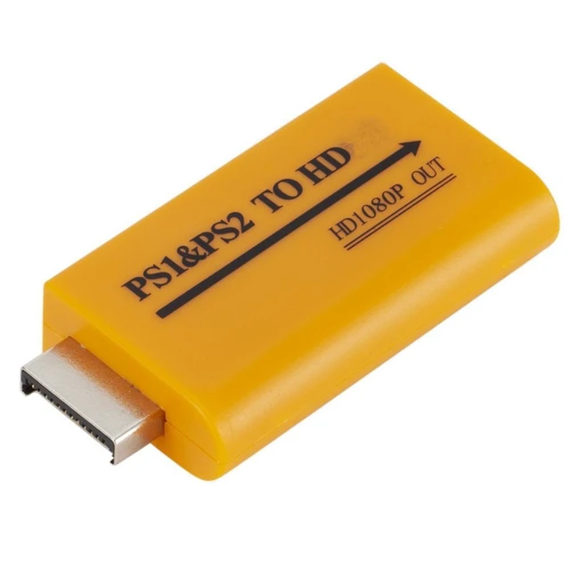 Alt view image 13 of 13 - HD 1080P PS1/PS2 To HDMI-compatible Converter Adapter Wii To HDMI-compatible Converter Adapter for PC HDTV Monitor