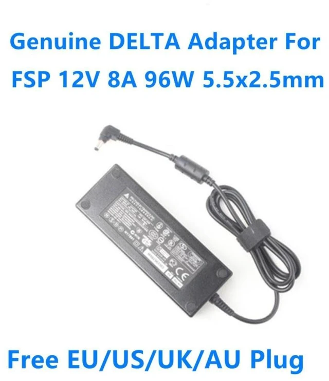Alt view image 5 of 6 - DELTA 12V 8A 96W AC Adapter For FSP FSP096-AHA FSP096-AHAN2 For Qnap TS-451 NAS DAJING DJ-120800-SA Power Supply Charger