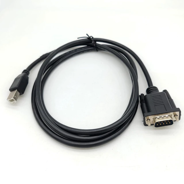 Alt view image 11 of 12 - GXMRHWY USB B-Port Printing Port Male to DB9 Male RS232 Serial Cable DB9 to USB B-Type Data Transmission Printer Adapter Cable 1.5Meter