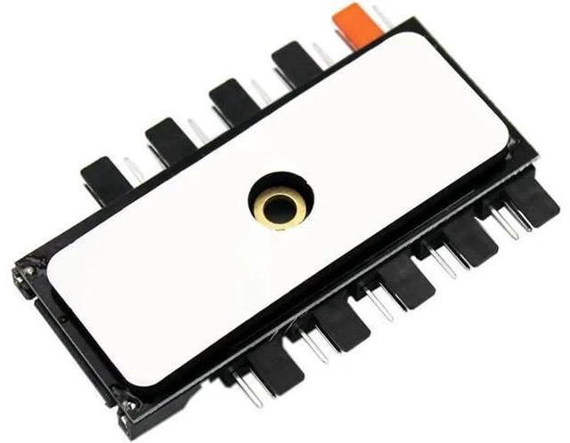 Alt view image 12 of 12 - Computer/Pc Case Fan Controller Power Cable 1 Female to 10 Male 4Pin Fan Hub Splitter Cable For PWM Cooling Fan
