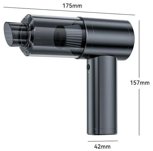 Alt view image 14 of 14 - Cordless Car Vacuum with Brushless Motor, Handheld High Power Suction, 2-in-1 Blower & Vacuum Cleaner, Portable Dust Blower for Car & Home ST-6696A