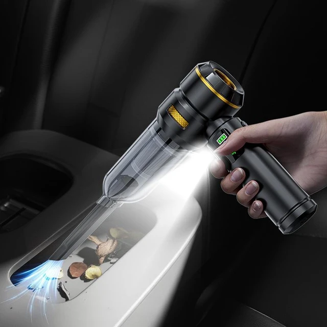 Alt view image 9 of 14 - ST-6704 ST-6703 Cordless Vacuum Cleaner, Brushless Motor, LED Battery Display, Handheld Blower & Suction, Portable for Car & Home Dust Removal ST-6703BPlus - Silver Purple 11.1V-17000pa