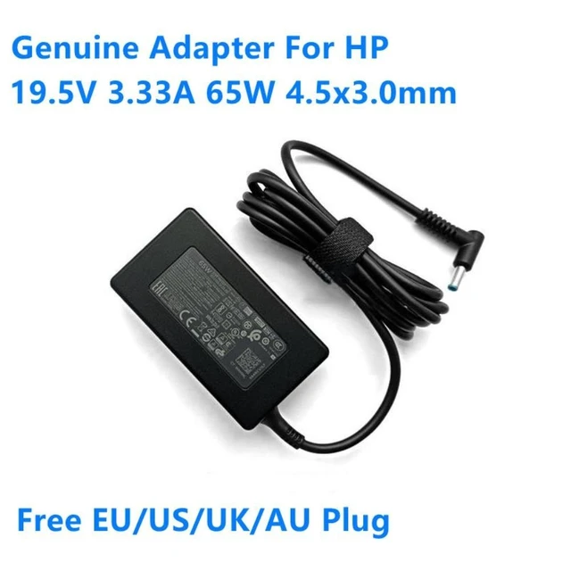 Alt view image 5 of 6 - 19.5V 3.33A 65W TPN-DA17 TPN-LA16 AC Adapter For HP 65W Laptop Power Supply Charger