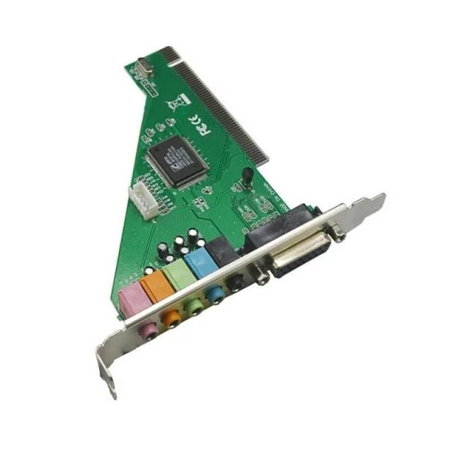 Alt view image 13 of 13 - Explosion 4 Channel 5.1 Surround 3D PC PCI Sound Audio Card w/Game MIDI Port Sound Card For PC Windows 10