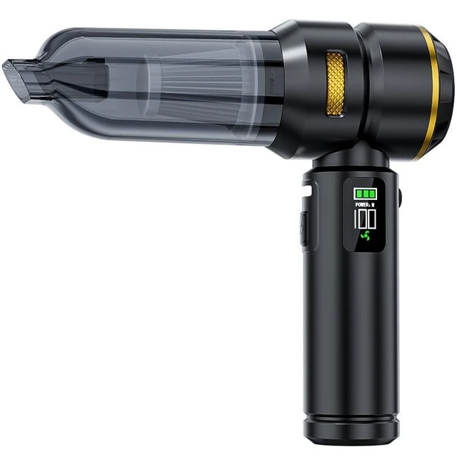 Alt view image 14 of 14 - ST-6704 ST-6703 Cordless Vacuum Cleaner, Brushless Motor, LED Battery Display, Handheld Blower & Suction, Portable for Car & Home Dust Removal ST-6703BPlus - Silver Purple 11.1V-17000pa
