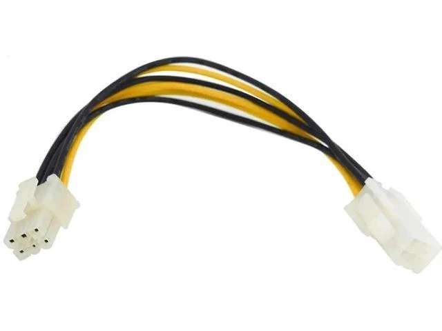 Alt view image 2 of 2 - FOR 10PCS/LOT 6 Pin Male To Female PCI express GPU Power Supply PSU GPU Extension Cable