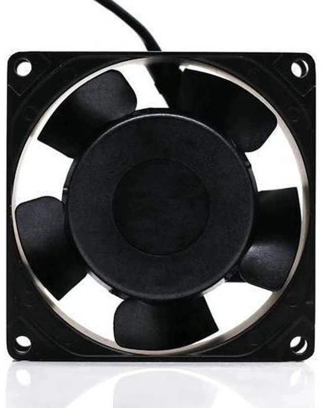 Alt view image 6 of 8 - NMB-MAT 80mm 8cm AC Fan 3115PS-23W-B30 8038 230V High Temperature Resistant Aluminum Frame Cabinets Cooling Fan