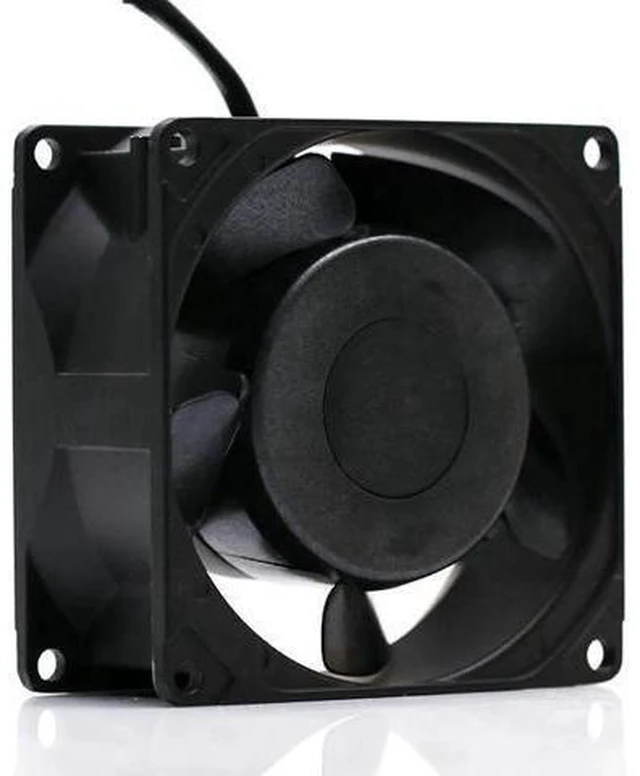 Alt view image 7 of 8 - NMB-MAT 80mm 8cm AC Fan 3115PS-23W-B30 8038 230V High Temperature Resistant Aluminum Frame Cabinets Cooling Fan