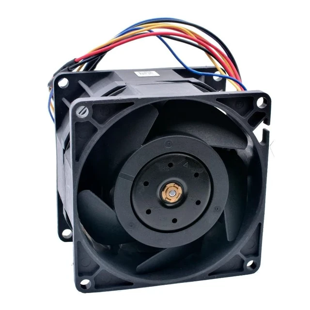 Alt view image 6 of 8 - PIH080M12P 80mm fan 80x80x56mm DC12V 12.00A 4 wires 4pin Ultra-high-speed and high-pressure cooling fan for server chassis
