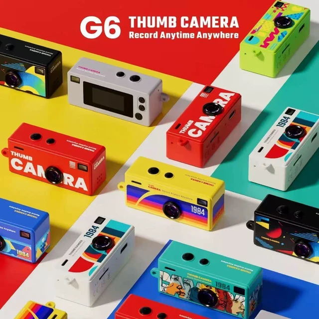 Alt view image 12 of 14 - Mini Retro Camera for Students Portable Small Camera, Backpack Keychain, Photo & Video Recording