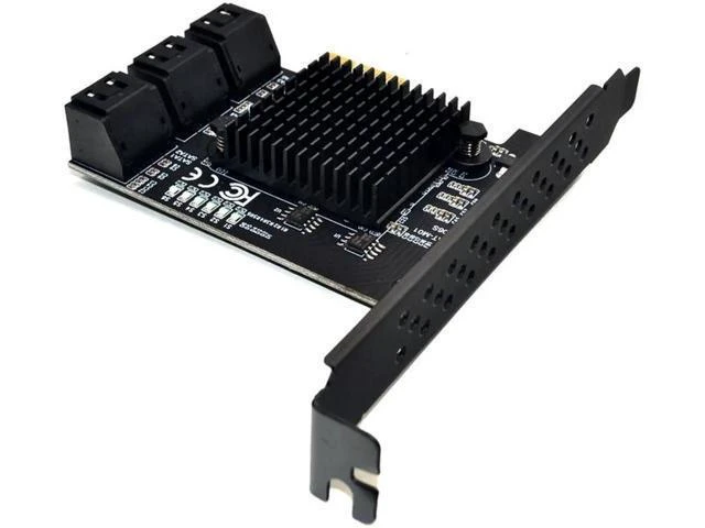 Alt view image 10 of 14 - Marvell 88SE9215 Chip PCI Express SATA 3 PCIE SATA PCI-E PCI E SATA Card/Expansion/Controller/HUB/Multiplier Port SATA 3.0 SATA3