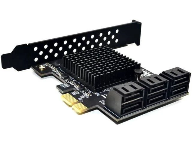 Alt view image 11 of 14 - Marvell 88SE9215 Chip PCI Express SATA 3 PCIE SATA PCI-E PCI E SATA Card/Expansion/Controller/HUB/Multiplier Port SATA 3.0 SATA3