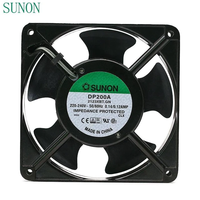 Alt view image 5 of 8 - AC 220V fan For Sunon DP200A P/N 2123XBT.GN 0.14A 12038 220V 120*120*38mm industrial case cabinet cooling fan 120mm