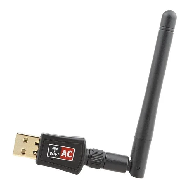 Alt view image 8 of 10 - 802.11B/G/N/AC Dual Band 600Mbps RTL8811CU Wireless USB WiFi Adapter dongle with 2.4G&5.8G External Wifi Antenna for Android