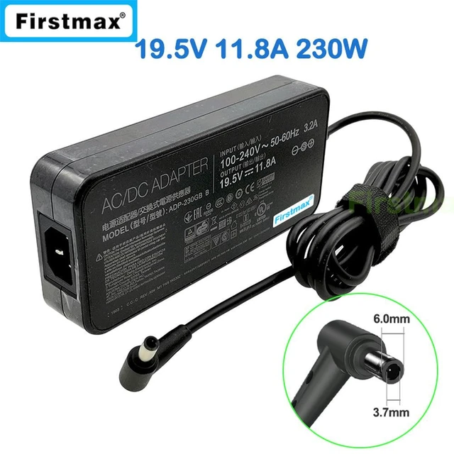 Alt view image 2 of 2 - 19.5V 11.8A 230W AC Adapter for ROG Strix GL504GV G531GV GL704GV G731GV GL504GW GL704GW G512LU Laptop Gaming Charger