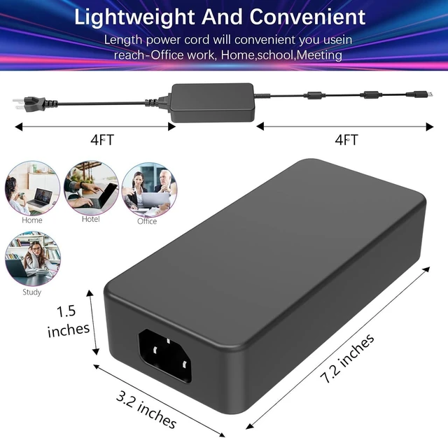 Alt view image 10 of 14 - 330W USB Tip AC Charger for MSI Raider GE68HX GE78 GE76 GE67 GE66 WE76 GE67HX Vector GP76 GP66 GP66HX Leopard Titan GT77 Laptop Power Supply Adapter Cord