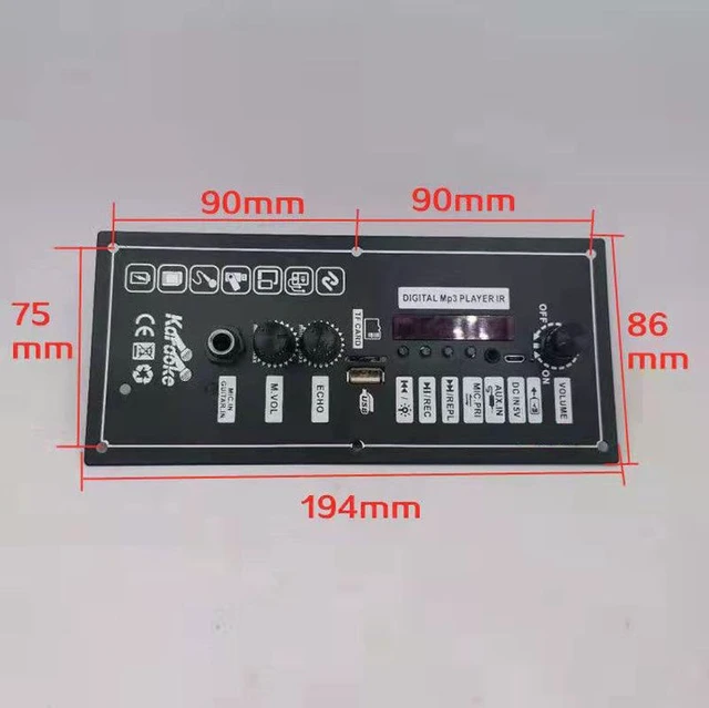 Alt view image 9 of 11 - 3.7V Li-ion Rechargeable Bluetooth Amp Board 803 DIY Audio Amplifier Module for Car/BT Speaker