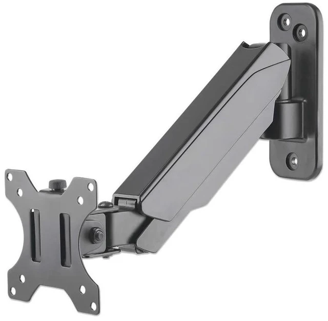 Alt view image 6 of 10 - Wall Mount Monitor Arm Fits 17-32 Inch Screens, Full Motion Mechanical Arm for Wall