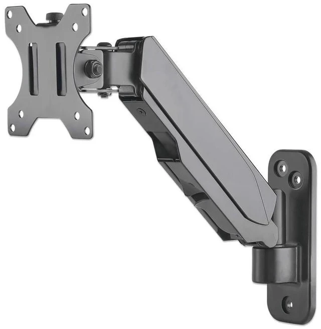 Alt view image 8 of 10 - Wall Mount Monitor Arm Fits 17-32 Inch Screens, Full Motion Mechanical Arm for Wall