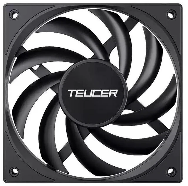 Alt view image 11 of 12 - 12015 Ultra-Thin 15mm PC Fan White, High Airflow, 12cm Cooling Fan for Desktop CPU/Case