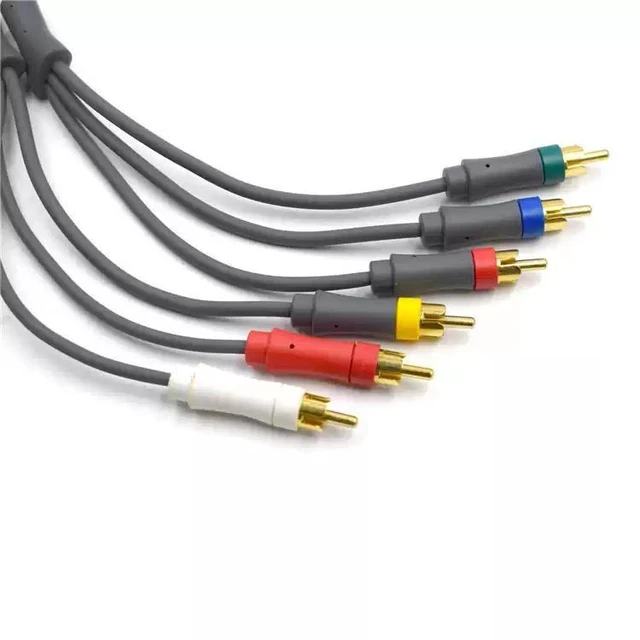 Alt view image 9 of 10 - ENFAIN XBOX360 Component Cable Color Difference Cable XBOX360 AV Cable Television Video Cable High Definition Cable