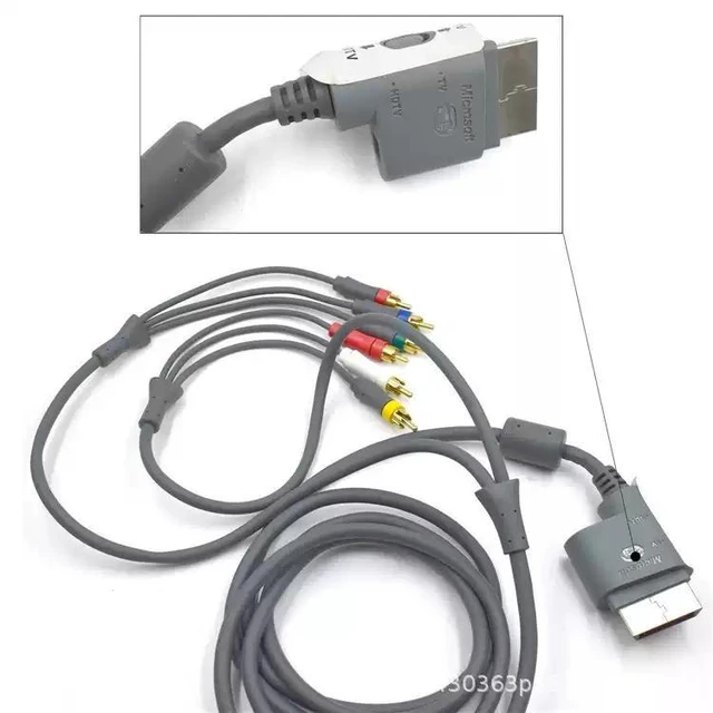 Alt view image 10 of 10 - ENFAIN XBOX360 Component Cable Color Difference Cable XBOX360 AV Cable Television Video Cable High Definition Cable