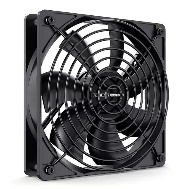 Alt view image 13 of 13 - 2500 RPM High-Speed 12cm Fan High Airflow, PC Case/CPU Cooler/Radiator Cooling Fan