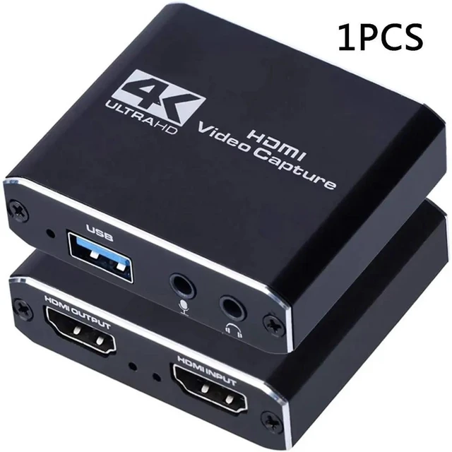 Alt view image 11 of 12 - 4K 1080P Video Capture Card USB 2.0 Recorder Box Device For Live Streaming Video Recording