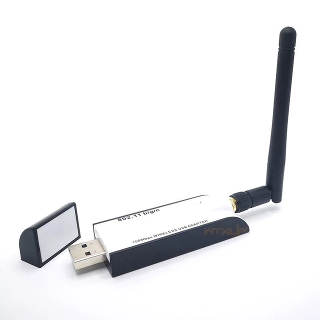 Alt view image 3 of 3 - WIFI USB Adapter RT3070 150Mbps USB 2.0 WiFi Wireless Network Card 802.11b/g/n LAN Adapter With external Antenna