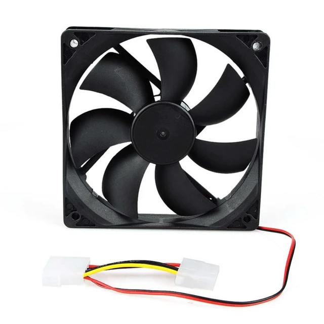 Alt view image 9 of 11 - Portable Computer 120x120mm Fan Cooler 12V 12CM 120MM PC CPU Cooling Cooler Fan for Video Card