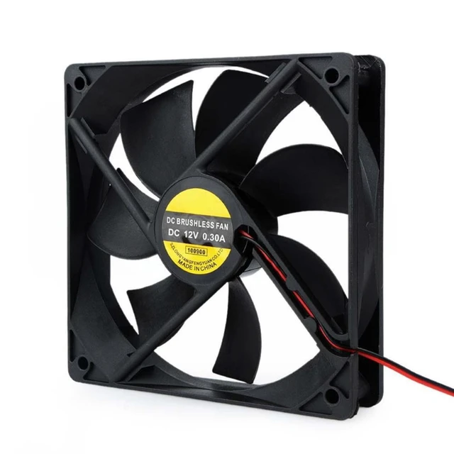 Alt view image 11 of 11 - Portable Computer 120x120mm Fan Cooler 12V 12CM 120MM PC CPU Cooling Cooler Fan for Video Card