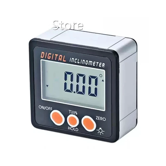 Alt view image 11 of 12 - Electronic Protractor Digital Inclinometer 0-360 Aluminum Al