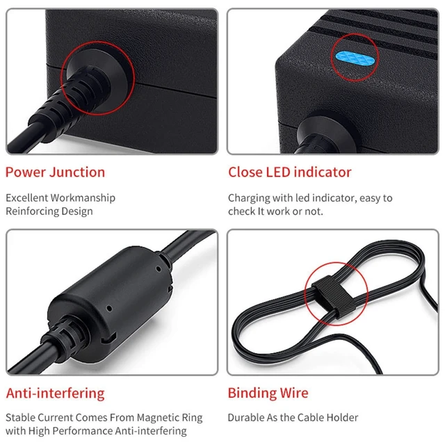 Alt view image 9 of 10 - Delippo 230W 19.5V11.8A AC Adapter Power Charger for MECHREVO, for Machenike 16 Pro, for ASUS ROG Strix, TUF Gaming Laptop, for Hasee Kingbook G97E, for Chicony A17-230P1A, for MSI GS66 GL75