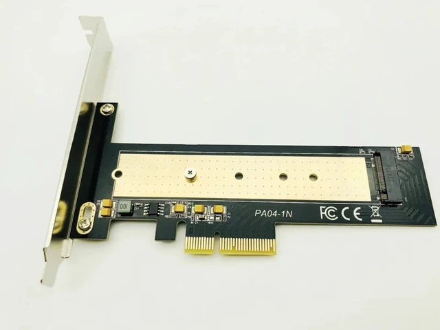 Alt view image 7 of 10 - NVME PCIE PCI Express 3.0 X4 Raiser PCIE to M2 Adapter Converter Card M Key Connector Support 2230 2242 2260 2280 M2 SSD NEW